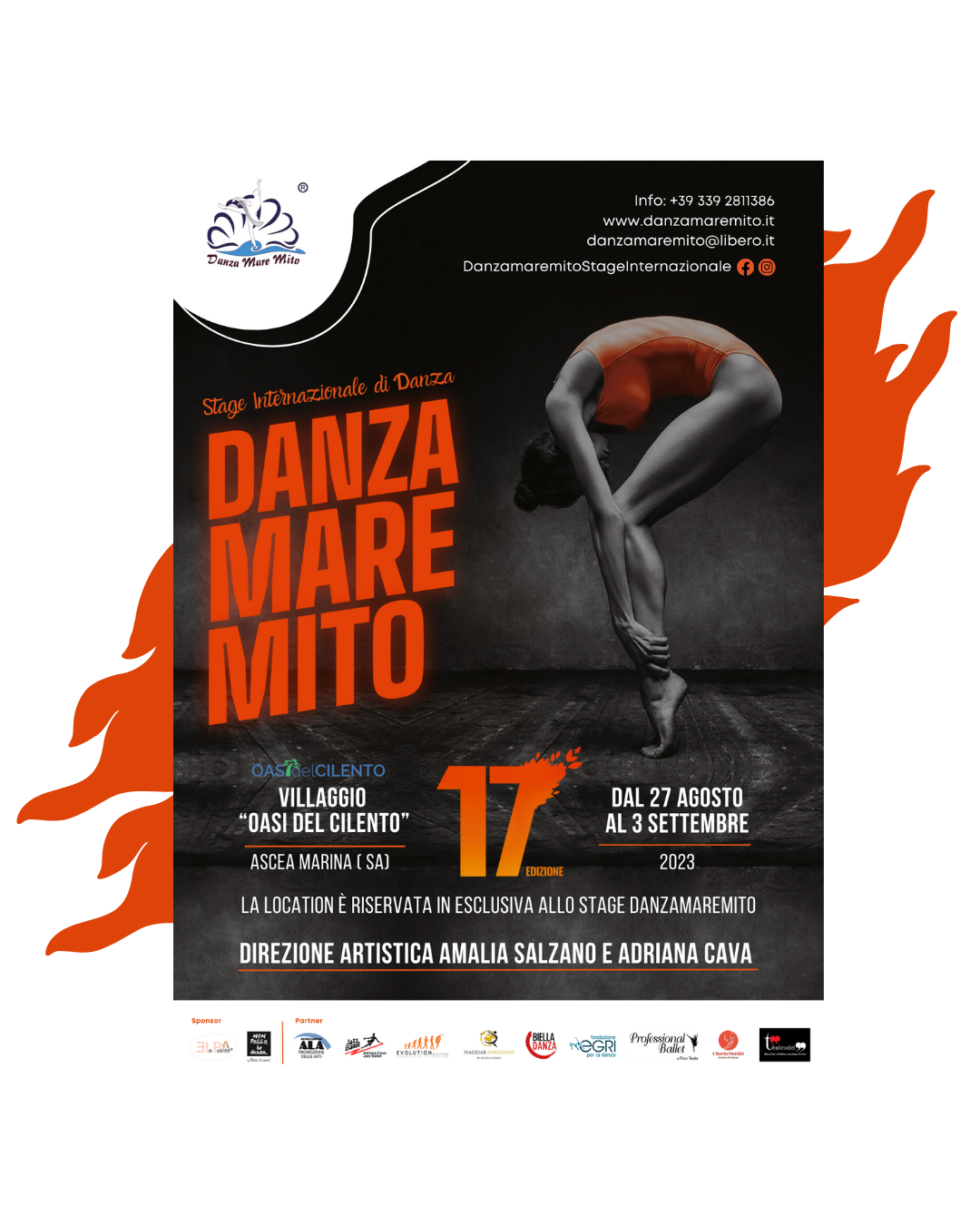 DanzaMareMito | Stage Internazionale di Danza Salerno Locandina