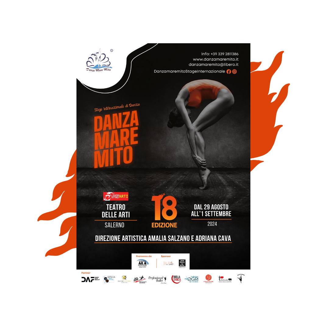 DanzaMareMito | Stage Internazionale di Danza Salerno Locandina